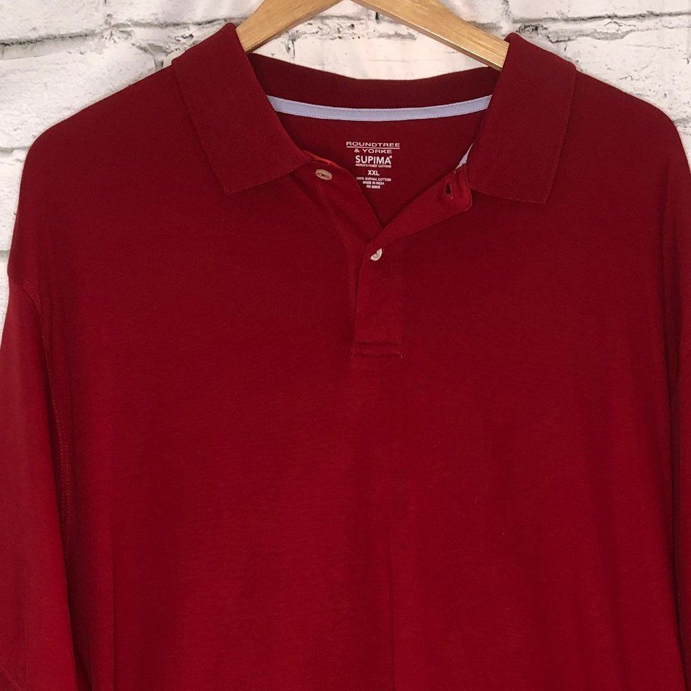 RoundTree & Yorke Polo Shirt | Red | Men's XXL